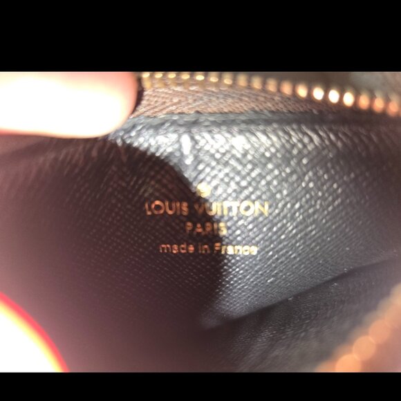 Authentic EUC LV On the Go Reverse Mono Giant Double Pouch Set Wristlet - Picture 10 of 15